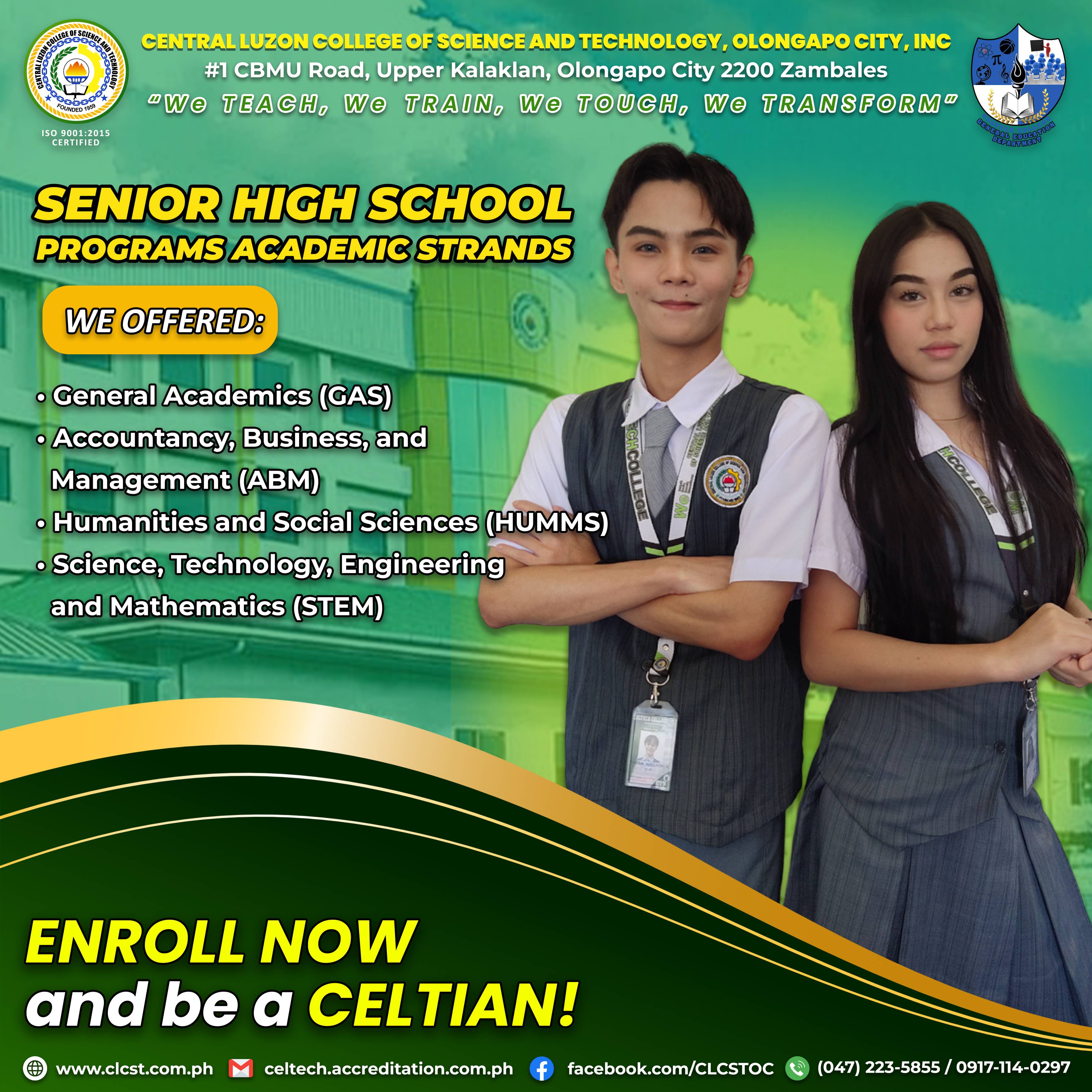 SHS Programs poster